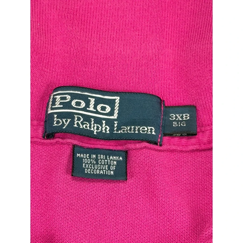 Polo Ralph Lauren Mens 3XB Big Pony Pink Short Sleeve Polo Shirt Turquoise